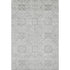 9' X 12' Silver And Gray Geometric Washable Area Rug With UV Protection