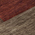 8' Chocolate Orange And Rust Geometric Washable Round Rug With UV Protection