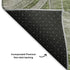 8' X 10' Artichoke Green Gray And Silver Geometric Washable Area Rug With UV Protection