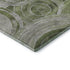 8' X 10' Artichoke Green Gray And Silver Geometric Washable Area Rug With UV Protection
