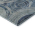 5' X 8' Blue And Gray Geometric Washable Area Rug With UV Protection