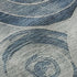 5' X 8' Blue And Gray Geometric Washable Area Rug With UV Protection
