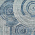 5' X 8' Blue And Gray Geometric Washable Area Rug With UV Protection