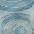 5' X 8' Denim Blue And Sky Blue Geometric Washable Area Rug With UV Protection
