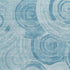 5' X 8' Denim Blue And Sky Blue Geometric Washable Area Rug With UV Protection