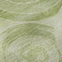 8' Sage And Fern Green Geometric Washable Round Rug With UV Protection