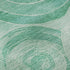 8' X 10' Teal And Ivory Geometric Washable Area Rug With UV Protection