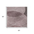 5' X 8' Blush And Pink Geometric Washable Area Rug With UV Protection