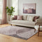 5' X 8' Blush And Pink Geometric Washable Area Rug With UV Protection
