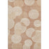 5' X 8' Coral And Peach Geometric Washable Area Rug With UV Protection