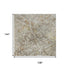 9' X 12' Brown Gold And Orange Oriental Washable Area Rug With UV Protection