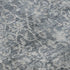 8' Denim Blue And Ivory Oriental Washable Round Rug With UV Protection