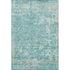 8' X 10' Teal Gray And Taupe Oriental Washable Area Rug With UV Protection