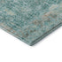 8' X 10' Teal Gray And Taupe Oriental Washable Area Rug With UV Protection