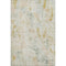 5' X 8' Beige Gold And Ivory Abstract Washable Area Rug With UV Protection