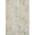 8' X 10' Beige Gold And Ivory Abstract Washable Area Rug With UV Protection