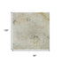 8' X 10' Beige Gold And Ivory Abstract Washable Area Rug With UV Protection