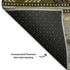 5' X 8' Brown Beige And Charcoal Geometric Washable Area Rug With UV Protection