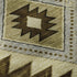 5' X 8' Brown Beige And Charcoal Geometric Washable Area Rug With UV Protection