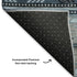 5' X 8' Blue Charcoal And Gray Geometric Washable Area Rug With UV Protection