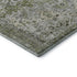 8' X 10' Artichoke Green Gray And Charcoal Oriental Washable Area Rug With UV Protection