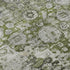 8' X 10' Artichoke Green Gray And Charcoal Oriental Washable Area Rug With UV Protection