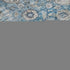 9' X 12' Blue Beige And Teal Oriental Washable Area Rug With UV Protection