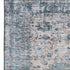 9' X 12' Blue Beige And Teal Oriental Washable Area Rug With UV Protection