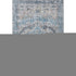 9' X 12' Blue Beige And Teal Oriental Washable Area Rug With UV Protection
