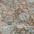 5' X 8' Rust And Beige Oriental Washable Area Rug With UV Protection