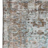 5' X 8' Rust And Beige Oriental Washable Area Rug With UV Protection