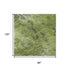 8' X 10' Artichoke Green Gray And Ivory Abstract Washable Area Rug With UV Protection