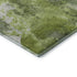 8' X 10' Artichoke Green Gray And Ivory Abstract Washable Area Rug With UV Protection