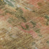 5' X 8' Fern Green Rust And Copper Abstract Washable Area Rug With UV Protection