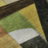 8' X 10' Green Black And Gold Abstract Washable Area Rug With UV Protection