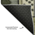 5' X 8' Brown Black And Gray Abstract Washable Area Rug With UV Protection