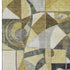 5' X 8' Brown Black And Gray Abstract Washable Area Rug With UV Protection
