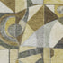 8' X 10' Brown Black And Gray Abstract Washable Area Rug With UV Protection