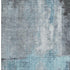 8' X 10' Blue And Gray Abstract Washable Area Rug With UV Protection