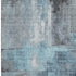8' X 10' Blue And Gray Abstract Washable Area Rug With UV Protection