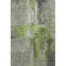 5' X 8' Fern Green And Gray Abstract Washable Area Rug With UV Protection