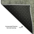 5' X 8' Fern Green And Gray Abstract Washable Area Rug With UV Protection