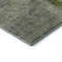 5' X 8' Fern Green And Gray Abstract Washable Area Rug With UV Protection