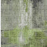 5' X 8' Fern Green And Gray Abstract Washable Area Rug With UV Protection