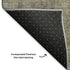5' X 8' Granite Gray And Gold Abstract Washable Area Rug With UV Protection