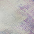 5' X 8' Sky Blue And Ivory Abstract Washable Area Rug With UV Protection