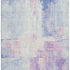 5' X 8' Sky Blue And Ivory Abstract Washable Area Rug With UV Protection