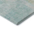 8' X 10' Teal And Ivory Abstract Washable Area Rug With UV Protection