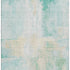 8' X 10' Teal And Ivory Abstract Washable Area Rug With UV Protection