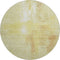 8' Wheat And Ivory Abstract Washable Round Rug With UV Protection